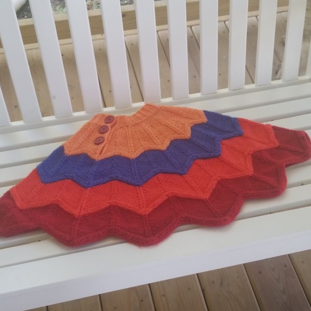 The children's place knit ponchi